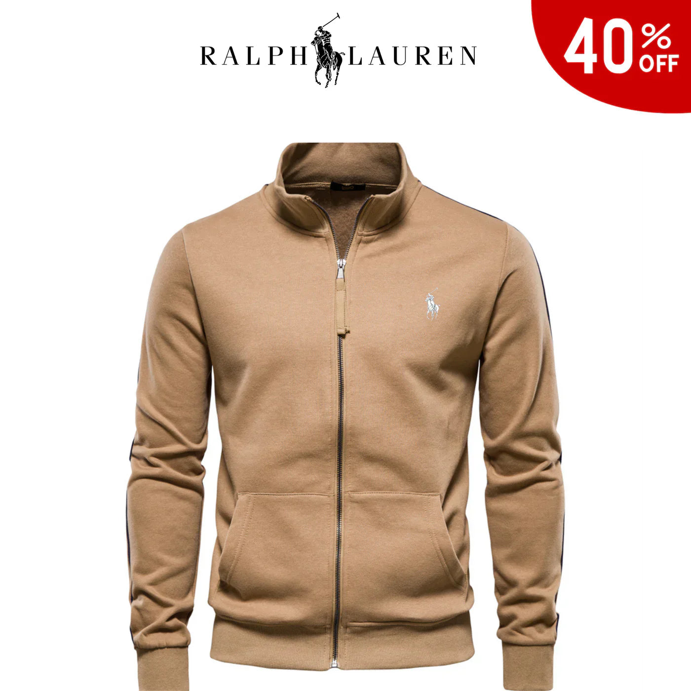 RL Classic Zip-Up Sweater