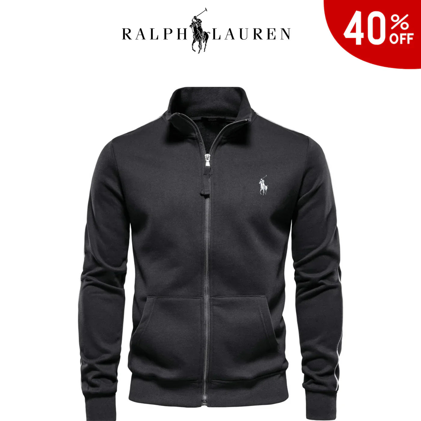 RL Classic Zip-Up Sweater