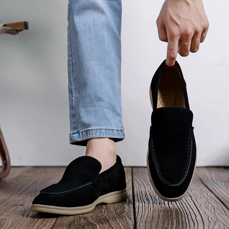 OldMoney Luxe Suede Loafers