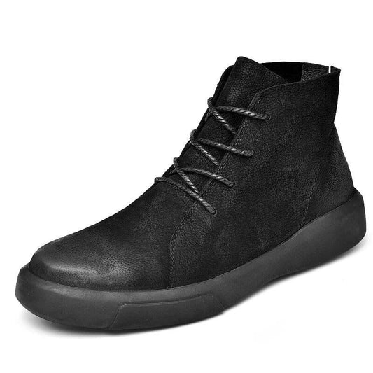 Axel™ - Men's boots in Black Leather